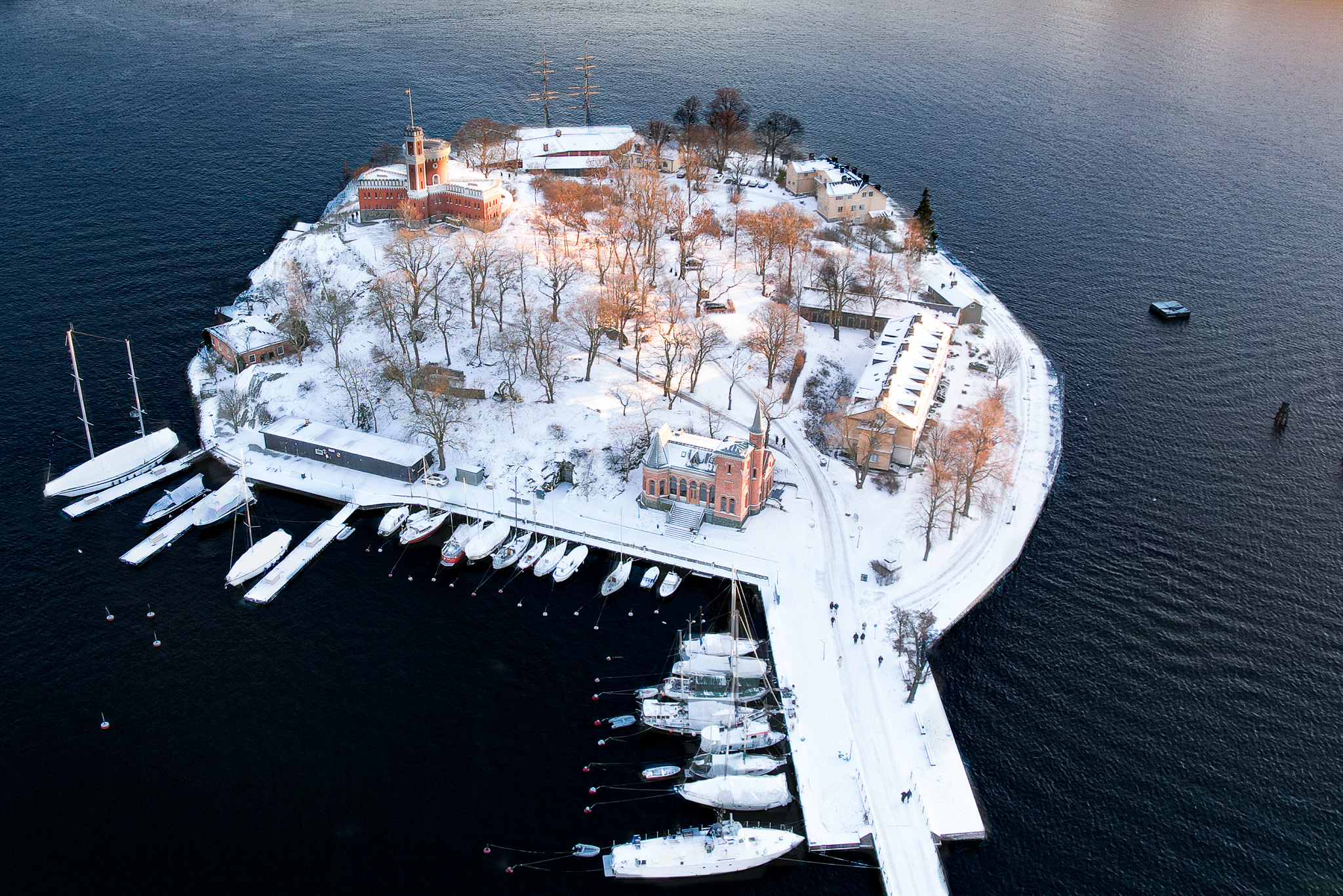 Kastelholmen från ovan