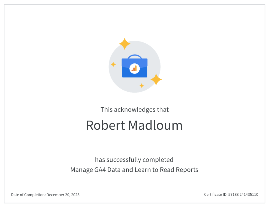 Manage GA4 Data and Learn to read reports