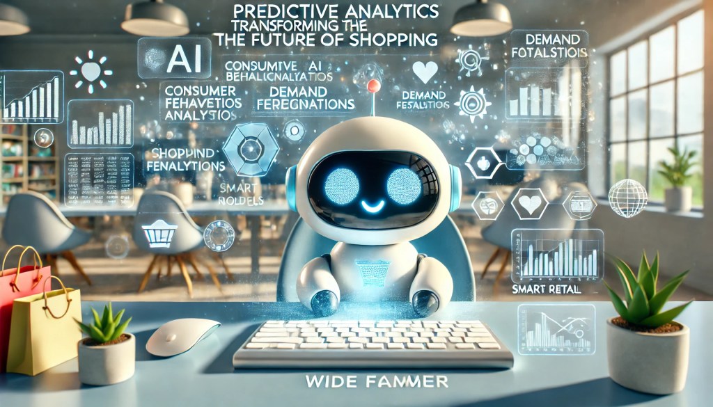 Han analyserar kundbeteenden och trender med hjälp av AI-drivna holografiska skärmar. Hoppas du gillar dem!